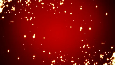 Particles on a red background, holiday background, mockup Stock Footage 165447662