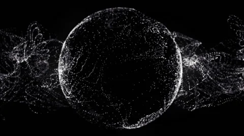 Particles Ring Background 動画素材 40367806