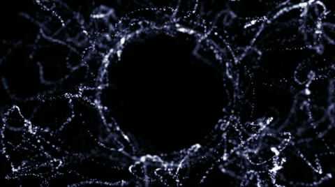Particles Ring Background Vídeo Stock 40382663