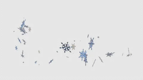Particles Snow Fall Effects Snowflakes Vídeos de archivo 295247539