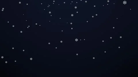 Particles Snowflake Animation Background 4K Stock Footage 303409898