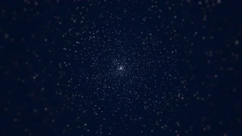 Particles in space moving slowly loop Stock Footage 228617476