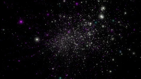 Particles Space Star Lights Stock Footage 121216772