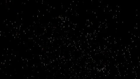 Particles spring up on a black background Stock Illustration