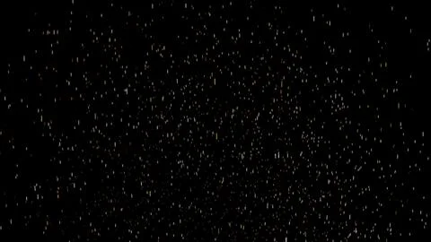 Particles spring up on a black background Stock Illustration