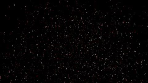 Particles spring up on a black background Stock Illustration