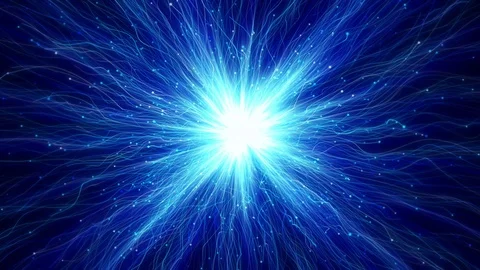 Particles With Threads Loop 動画素材 69885992