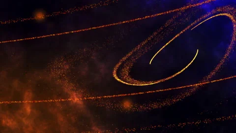 Particles Title Background V6 Stock Footage 158000911