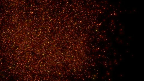 Particles turbulent vortex motion. Swirl sparkles explosion background Stock Footage 166409714