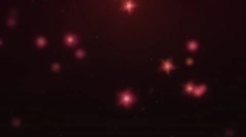 Particles Under Water Looping-Red Video stock 68186775