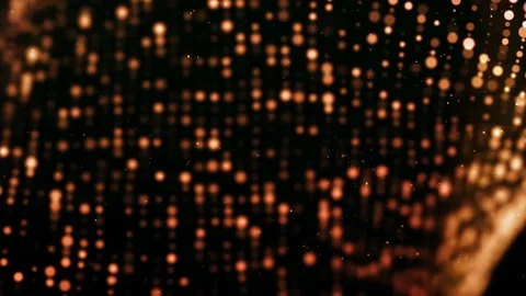 Particles warp abstract lights Stock Footage 91022411