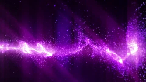 Particles Wave 4k Stock Footage 318477846