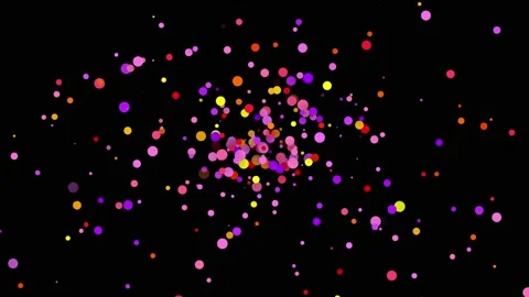 Particles wave with light motion abstract background. Stock Footage 219215836