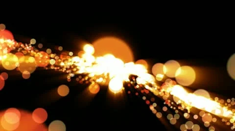 Particles waveform, loop Stock Footage 11700551