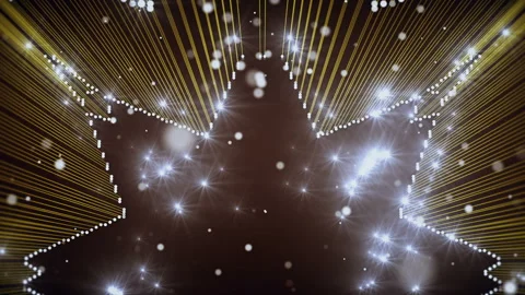 Particles Yellow Beautiful Background Flashing Animated Stock Footage 86995907