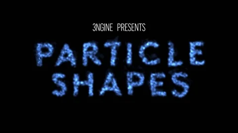 ParticleShapes Stock After Effects