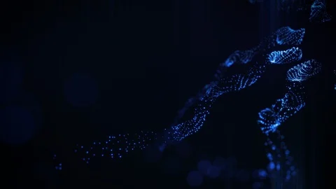 Particular and 3d tentacles Stock-Footage 86453731