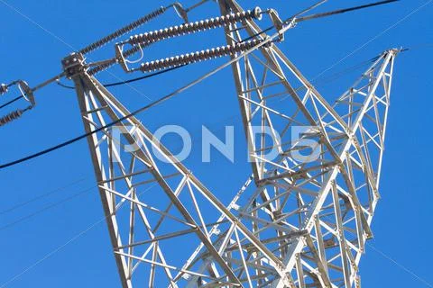 Particular of a pylon Stock Photos