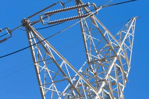 Particular of a pylon Stock Photos