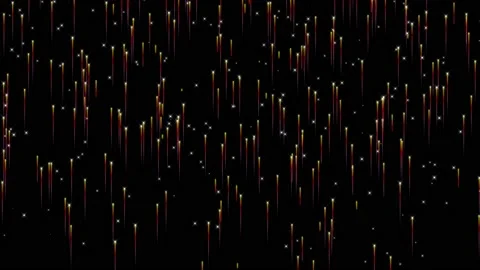 Particular shooting star 05 Stock Footage 161019357