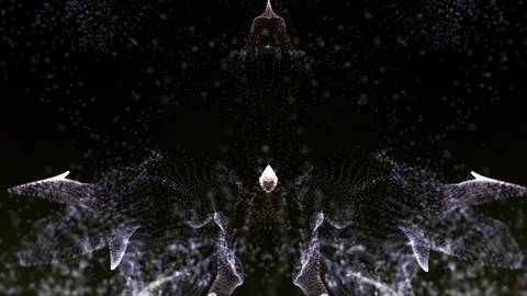 Particular Silver Crystal Background Video stock 76139910