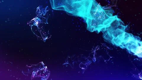 Particular Space Scene Stock Illustration