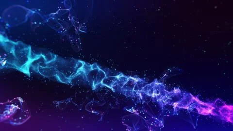 Particular Space Scene Stock Illustration