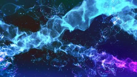 Particular Space Scene Stock Illustration