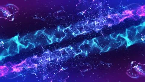 Particular Space Scene Stock Illustration