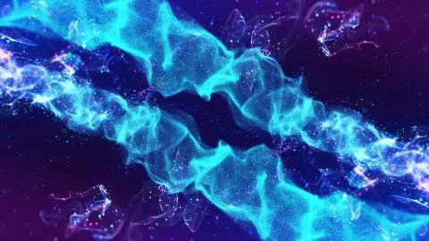 Particular Space Scene Stock Illustration