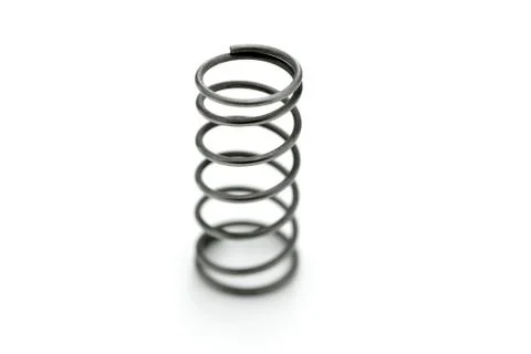 Particular is a spring with partly intentional blurry extension Stock Photos