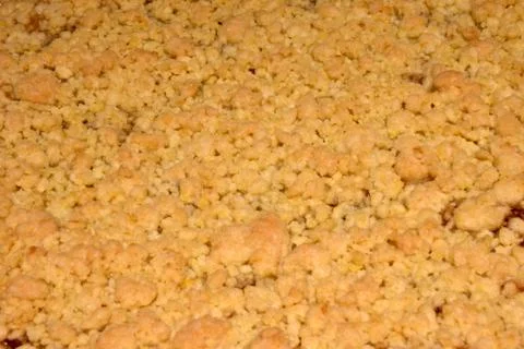 Particular view of crumbled close up  Foto stock