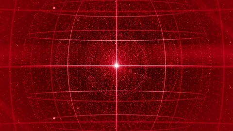 Particular_world LOOP Red Video stock 88273603