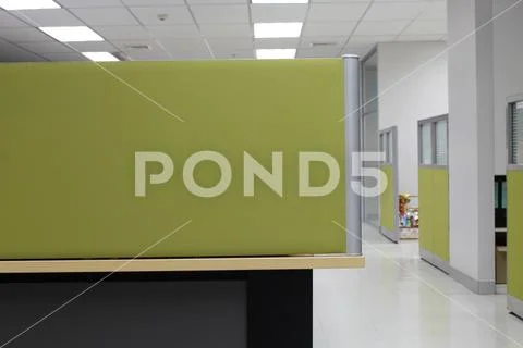 Partition Office Cubicles Stock Photos