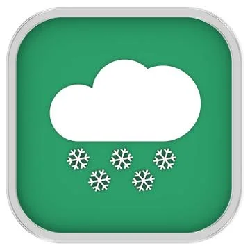 Partly to mainly cloudy with considerable amount of snow sign Ilustración de archivo