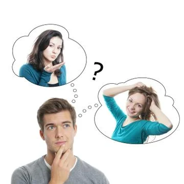 Partner choice Stock Illustration