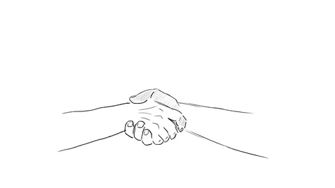 Partner hand gestures Stock Footage 129056283