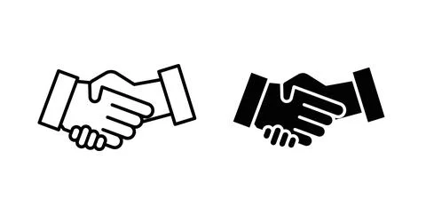 Partner icon symbol. Flat Vector illustration Stock Illustration