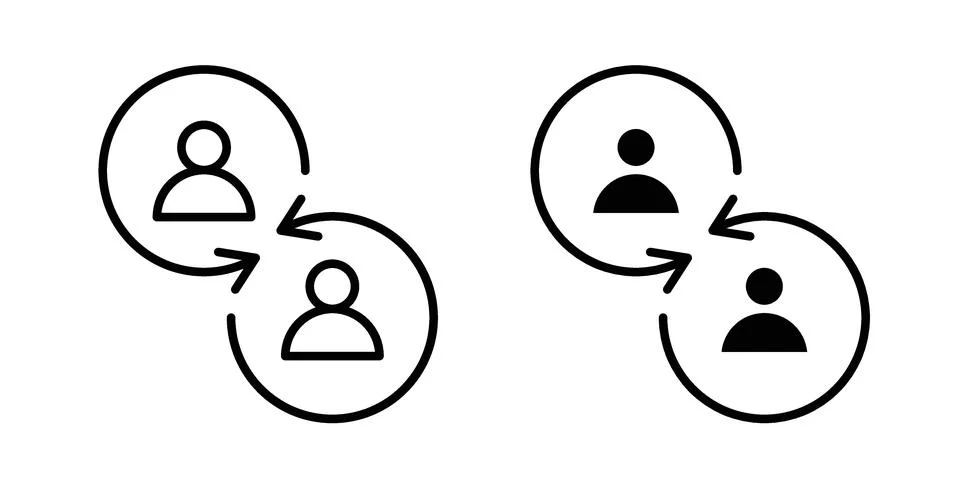 Partner program icon bundle for website design projects Stock Illustration