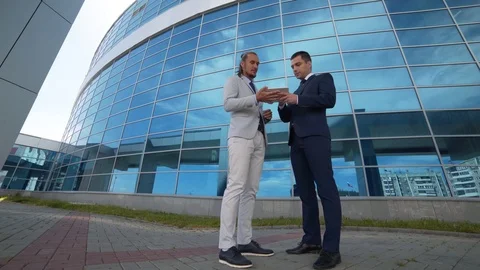 Partners discuss future cooperation Stock Footage 77741429