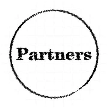 Partners icon. Internet button on white background.. Stock Illustration