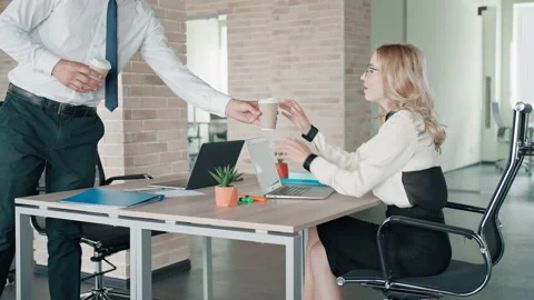 Partners working together in office Stock Footage 164894659