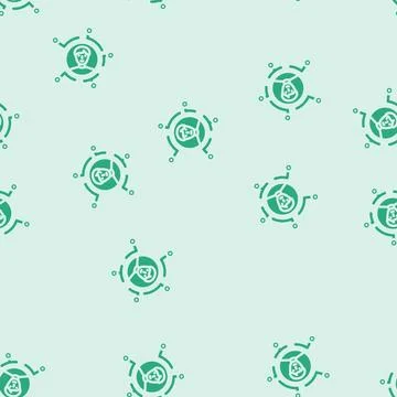 Partnership affiliate program glyph vector seamless pattern 스톡 일러스트