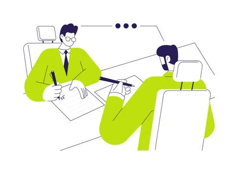 Partnership agreements abstract concept vector illustration. Ilustração Stock