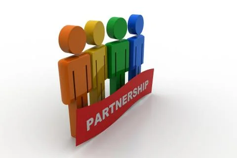 Partnership concept Free Stock Illustration