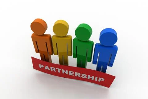 Partnership concept Free Stock Illustration