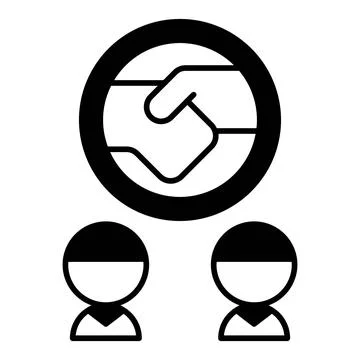 Partnership Dualtone Icon Stock Illustration