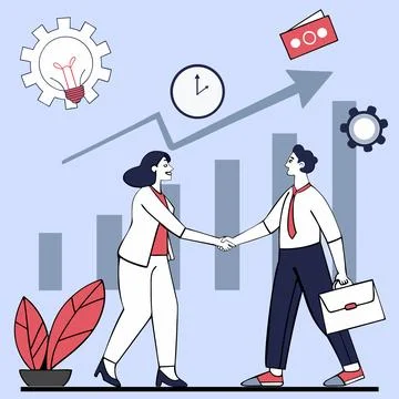 Partnership Stock Illustration