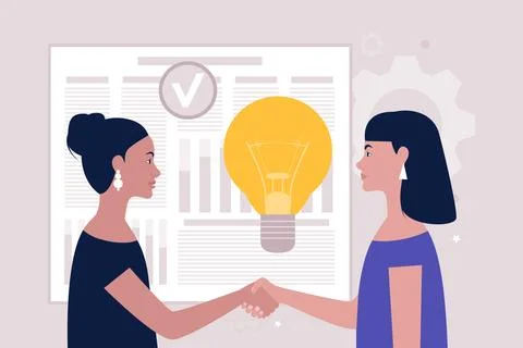 Partnership Stock Illustration