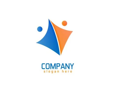 Partnership logo Stock Illustration